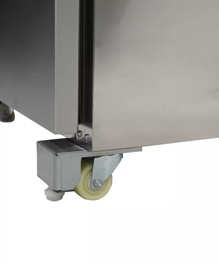 Kühl-/Tiefkühlschrank 2 Schubladen – 185 L, umschaltbar, Edelstahl Kühl-/Tiefkühlschrank 2 Schubladen – 185 L, umschaltbar, Edelstahl