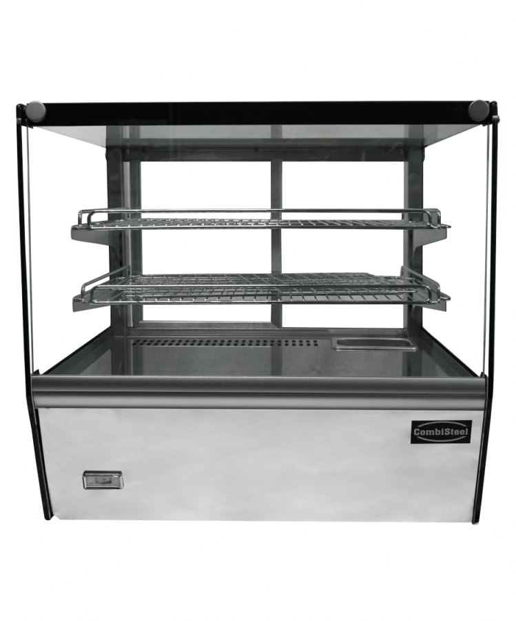 Professionelle Wärmevitrine 174L mit LED-Beleuchtung – Combisteel Tischgerät für Gastronomie