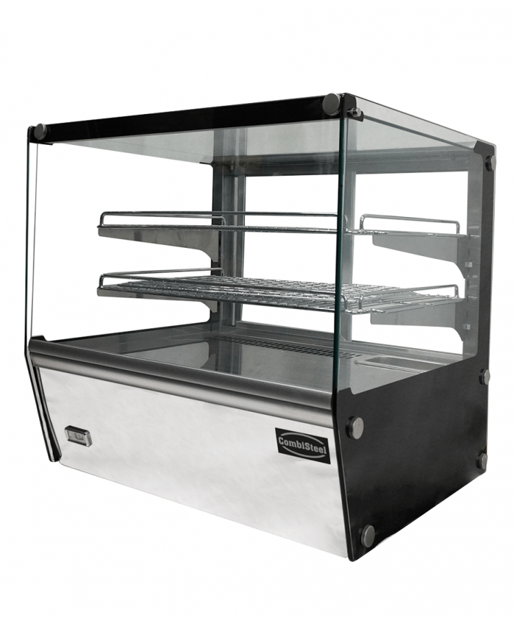 Warmhalte-Vitrine 137L – professionelle Speisenpräsentation mit LED & 2 Etagen