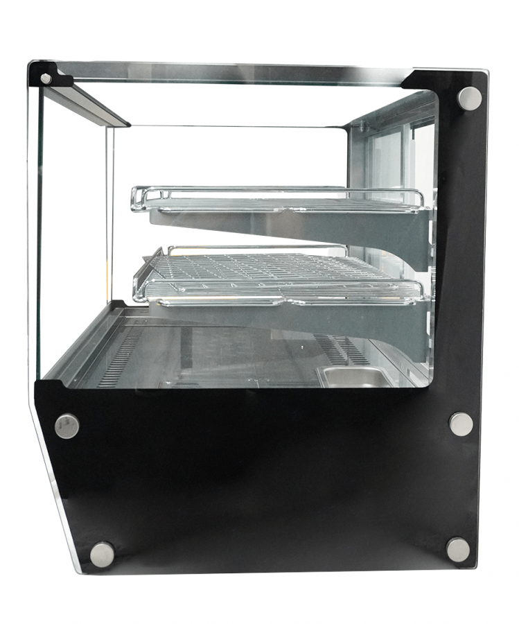 Warmhalte-Vitrine 137L – professionelle Speisenpräsentation mit LED & 2 Etagen