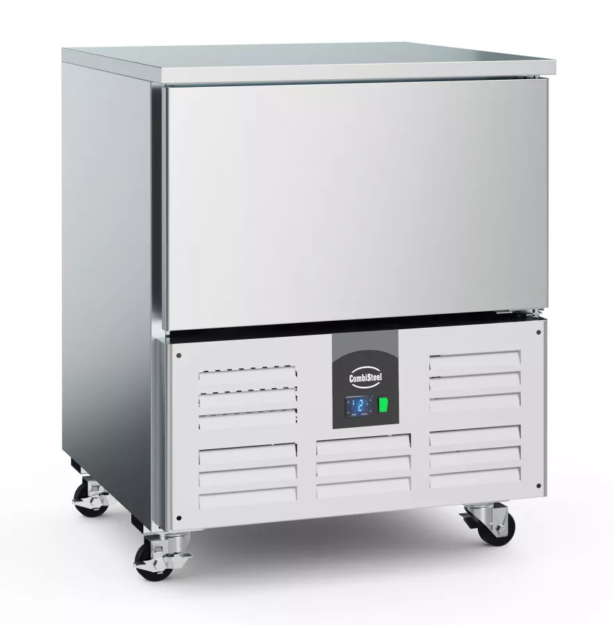 Schnellkühler 5x 1/1GN – Edelstahl – +80 °C bis -18 °C Schnellkühler 5x 1/1GN – Edelstahl – +80 °C bis -18 °C