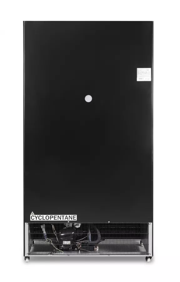 Kühlschrank Mit Schiebeglastüren Bez-780 Sl Schwarz