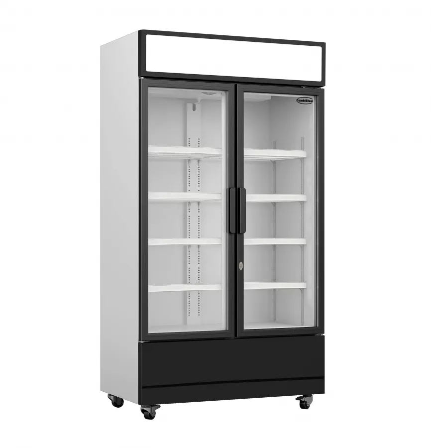 Kühlschrank mit 2 Glastüren - 16255 - Gastrohot