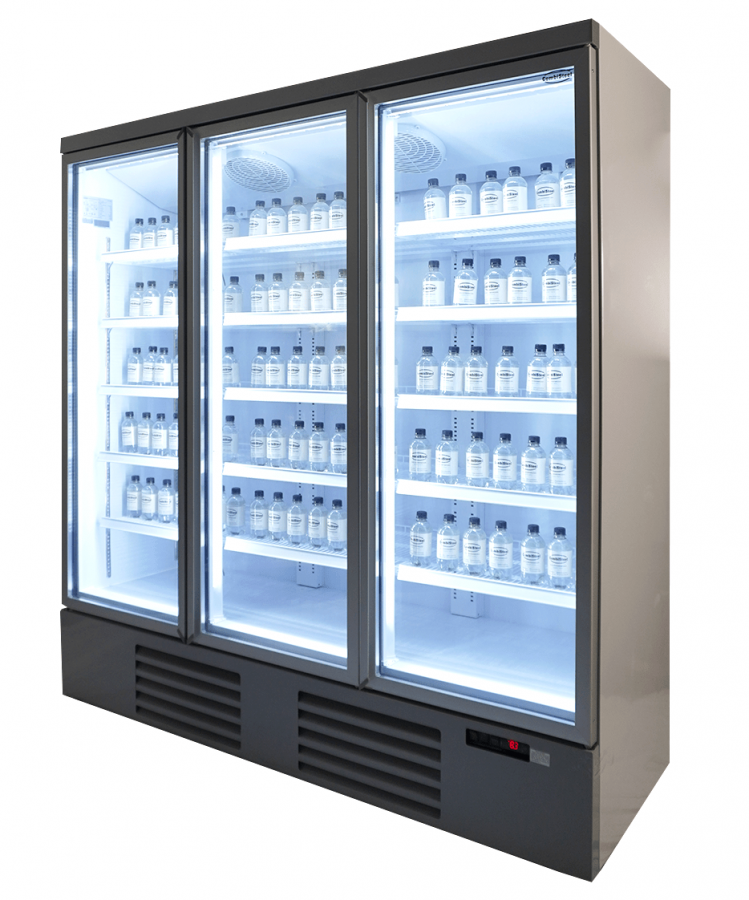 Kühlschrank 3 Glastüren Jde-1530R