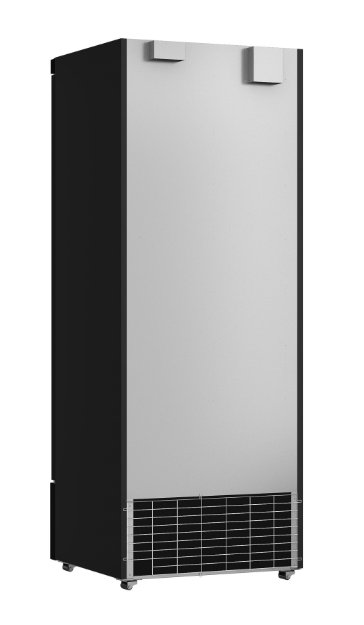 Diepvrieskast 1 glazen deur Zwart Jde-600F Bl