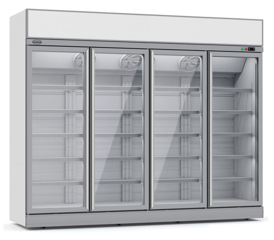 Diepvrieskast 4 glazen deuren Ins-2060F