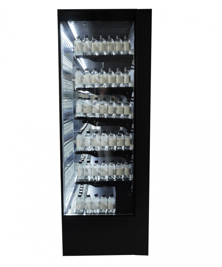 Wandkoeling MARCO 2.5 Glaspui LED Zwart 2585 Liter 2560x740x2010 mm
