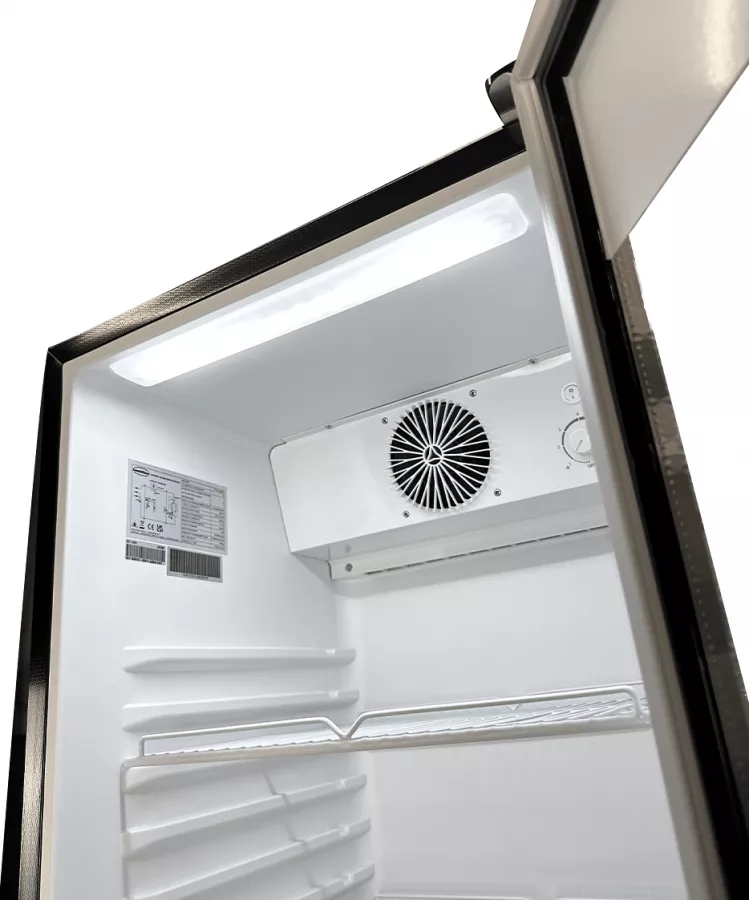Glastürkühlschrank – 280 L schwarz, LED, +1 bis +10 °C Glastürkühlschrank – 280 L schwarz, LED, +1 bis +10 °C