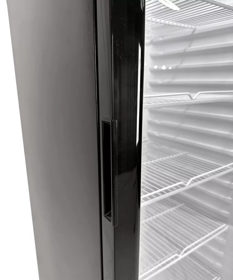 Glastürkühlschrank – 280 L schwarz, LED, +1 bis +10 °C Glastürkühlschrank – 280 L schwarz, LED, +1 bis +10 °C