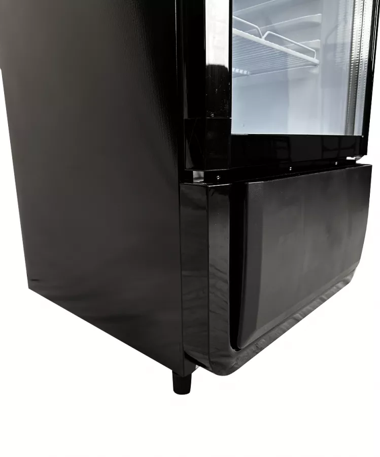 Glastürkühlschrank – 280 L schwarz, LED, +1 bis +10 °C Glastürkühlschrank – 280 L schwarz, LED, +1 bis +10 °C
