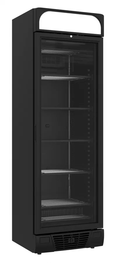 Combisteel Canopy Tiefkühlschrank 382 Liter Schwarz - Hochwertiger Tiefkühlschrank für die Gastronomie