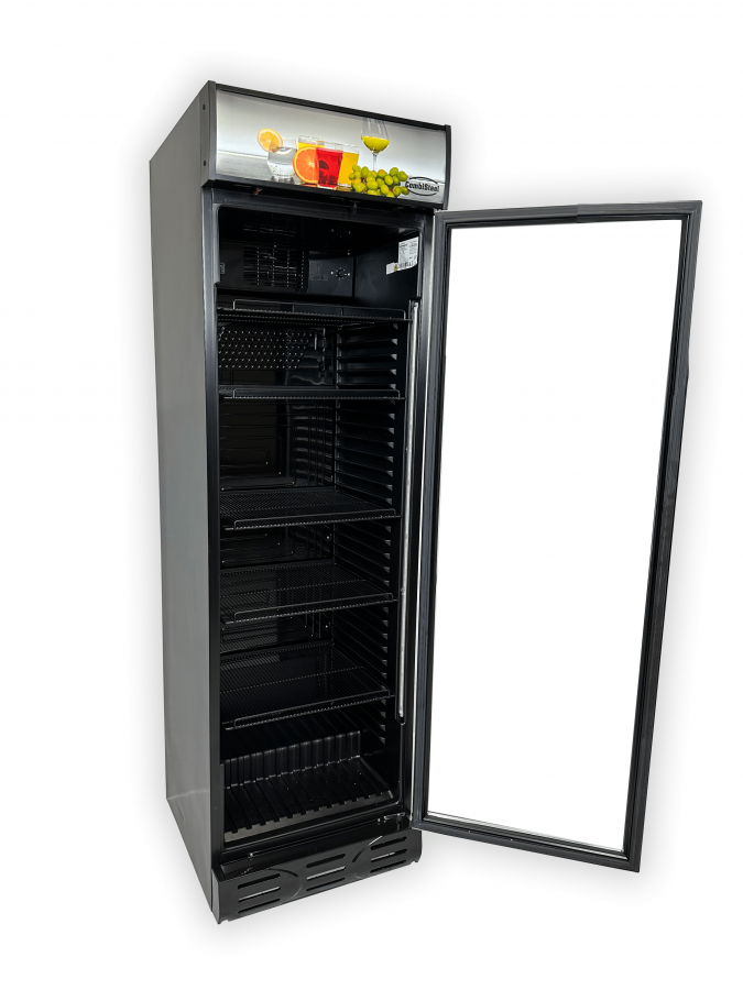 Kühlschrank 1 Glastür Schwarz Kühlschrank 1 Glastür Schwarz