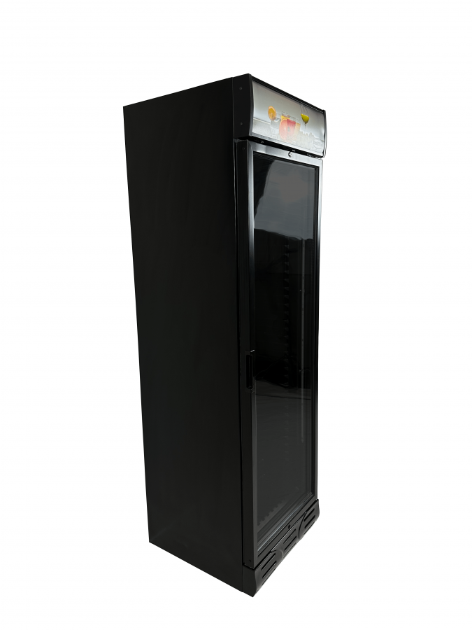 Kühlschrank 1 Glastür Schwarz Kühlschrank 1 Glastür Schwarz