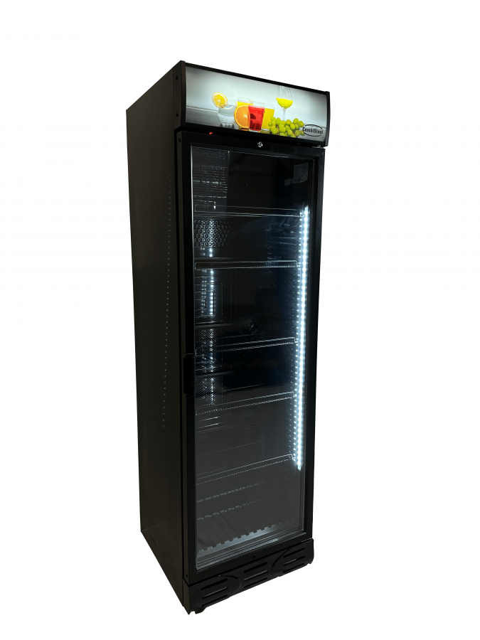 Kühlschrank 1 Glastür Schwarz Kühlschrank 1 Glastür Schwarz