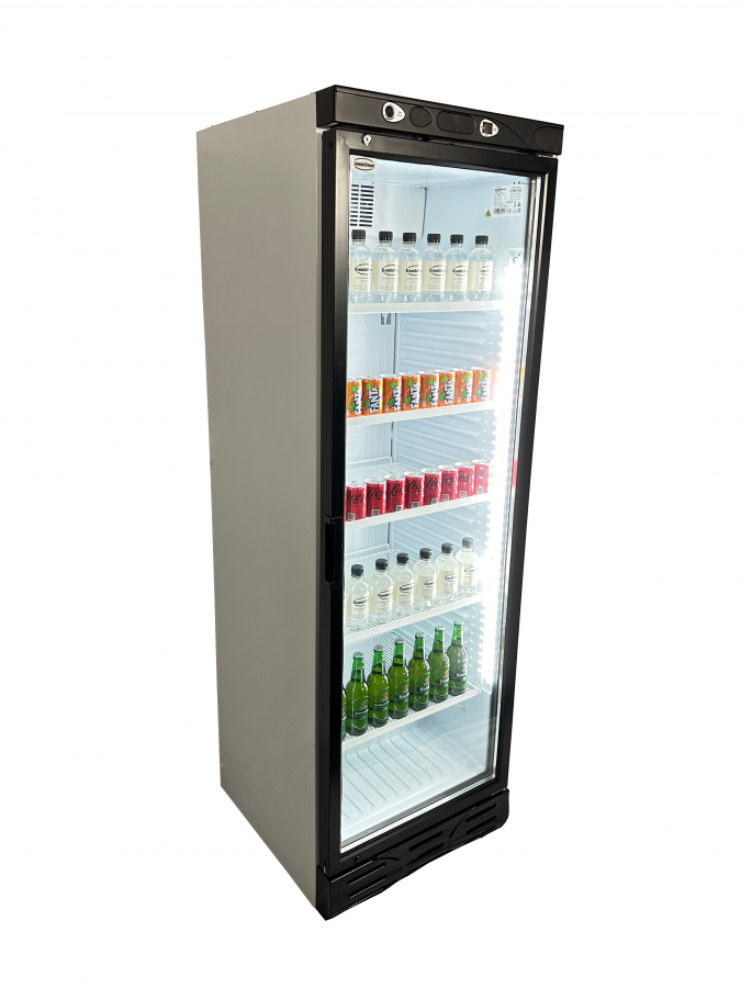 Kühlschrank 1 Glastür 382L