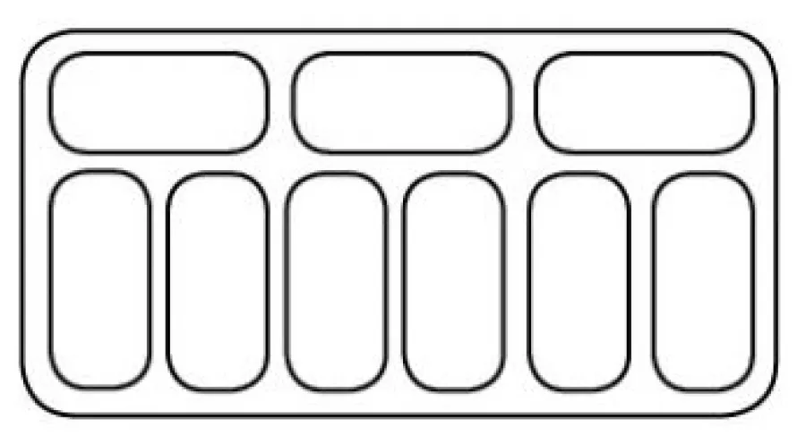 Speiseisvitrine Bali 9X5 Ltr