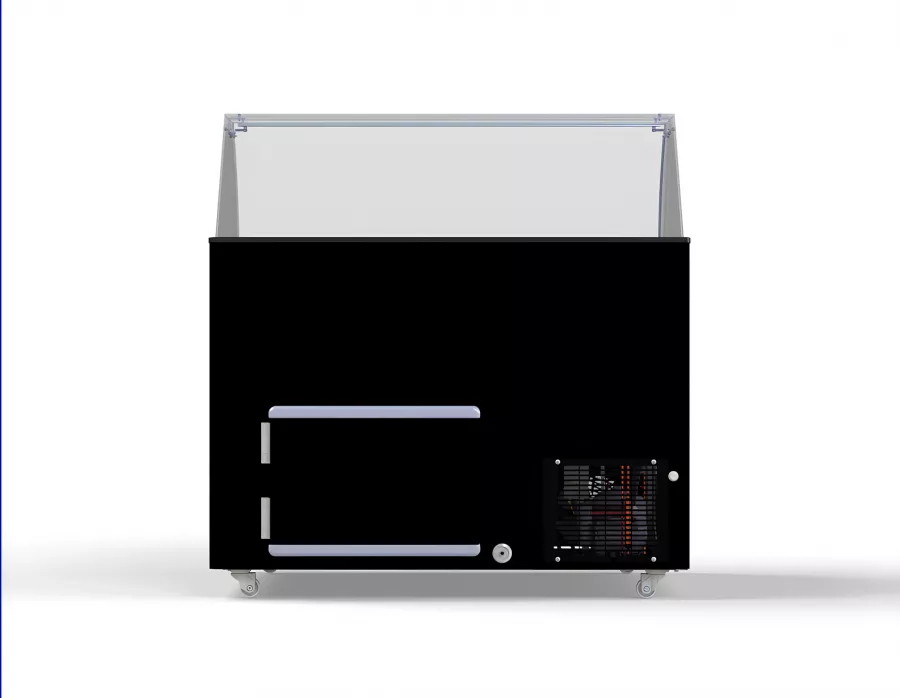 Speiseisvitrine Java Schwarz