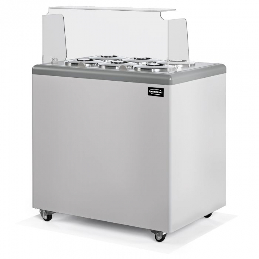 Speiseeisvitrine Zanzibar 6 – Professionelle Eisvitrine mit statischer Kühlung