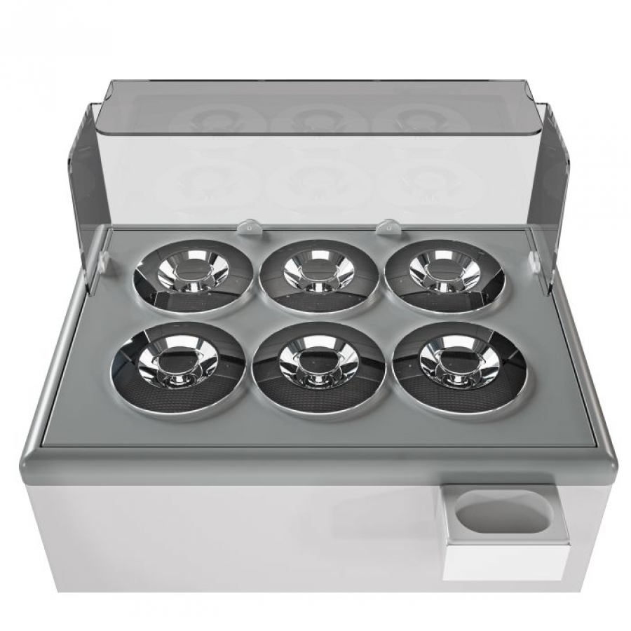 Speiseeisvitrine Zanzibar 6 – Professionelle Eisvitrine mit statischer Kühlung