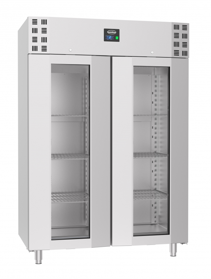 Kühlschrank Edelstahl Glastür 1400 Ltr Kühlschrank Edelstahl Glastür 1400 Ltr