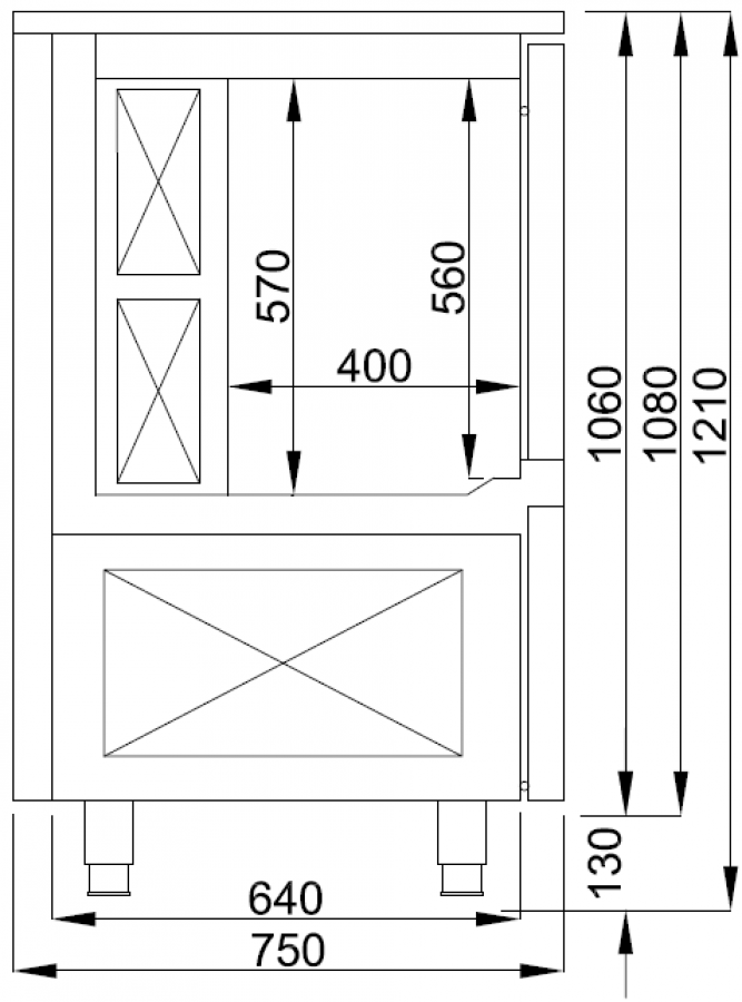 Schnellkühler 7X 1/1Gn