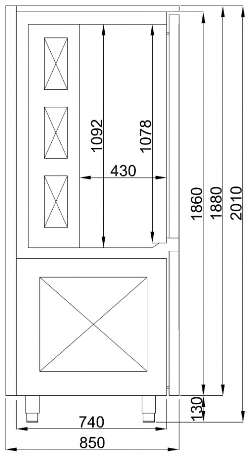 Schnellkühler 15X 1/1Gn