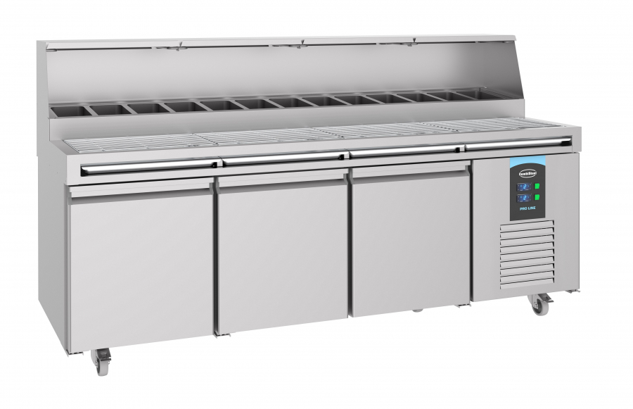 Pizzatisch 3 Türen 13X 1/3Gn Behälter Pizzatisch 3 Türen 13X 1/3Gn Behälter