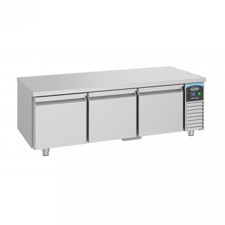 Kühltisch Cocktailbar 3 Türen – 280 l – Edelstahl – Barkühltisch Kühltisch Cocktailbar 3 Türen – 280 l – Edelstahl – Barkühltisch
