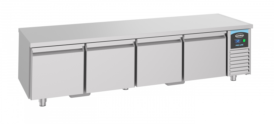 Kühltisch 650 mm hoch mit 4 Schubladen - Combisteel