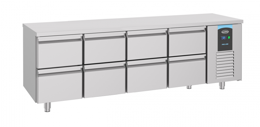 700 Kühltisch 8 Schubladen