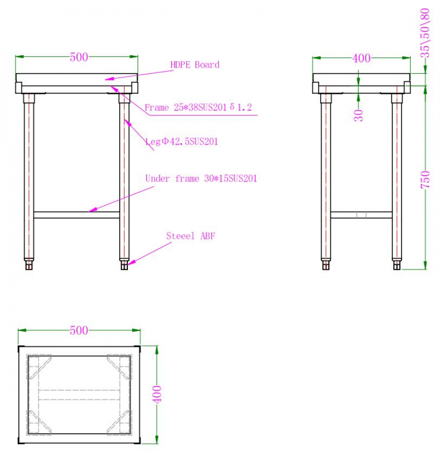 Hackblock Aus Polyethylen 80Mm Dicke Hackblock Aus Polyethylen 80Mm Dicke