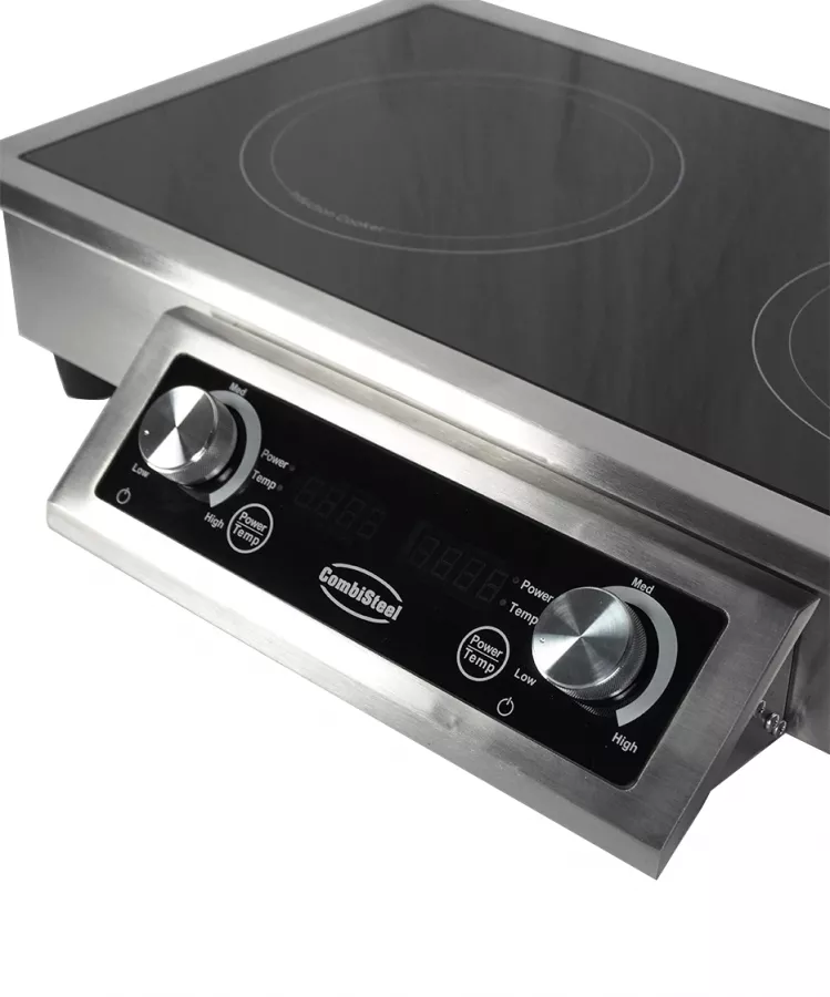 Einbau-Induktionsherd 2 Zonen – 7 kW Profi-Kochfeld