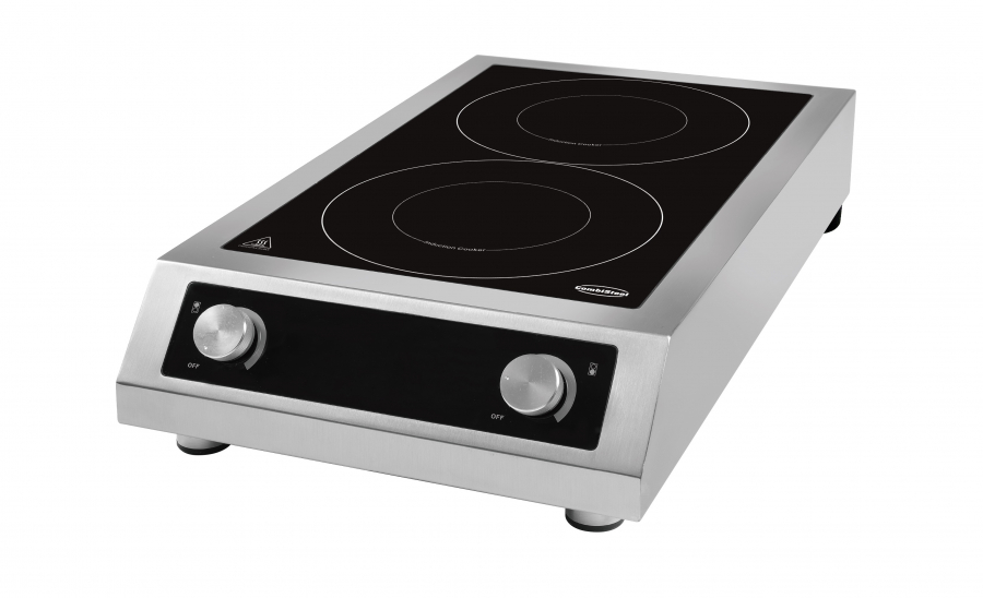 Induktionskochfeld 2-Zonen – 7 kW – Tischgerät – 400 V – Combisteel – Gastronomie