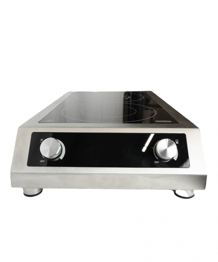 Induktionskochfeld 2-Zonen – 7 kW – Tischgerät – 400 V – Combisteel – Gastronomie