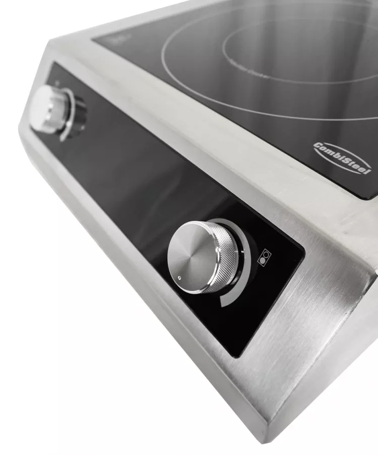Induktionskochfeld 2-Zonen – 7 kW – Tischgerät – 400 V – Combisteel – Gastronomie Induktionskochfeld 2-Zonen – 7 kW – Tischgerät – 400 V – Combisteel – Gastronomie