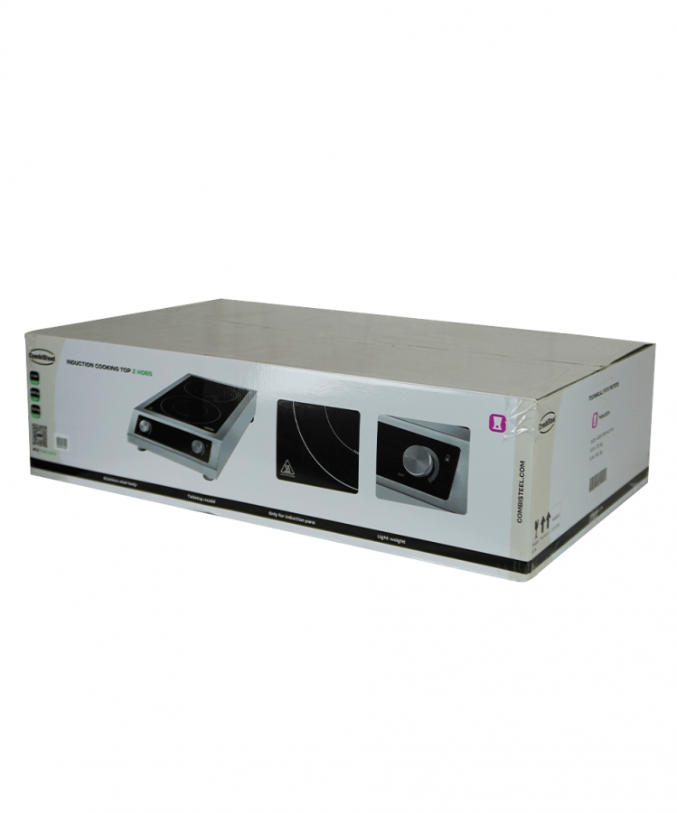 Induktionskochfeld 2-Zonen – 7 kW – Tischgerät – 400 V – Combisteel – Gastronomie