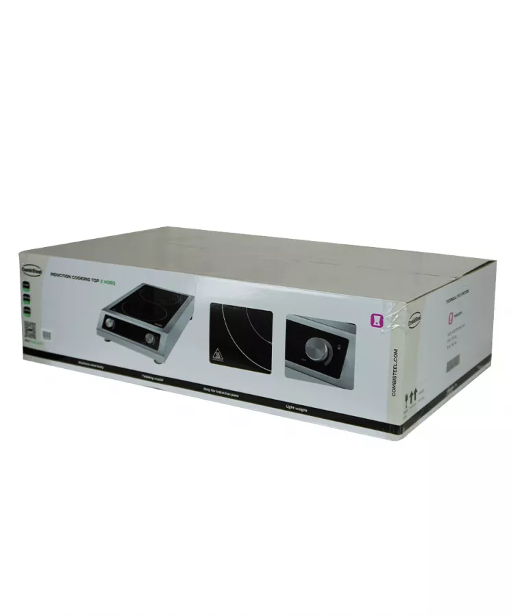Induktionskochfeld 2-Zonen – 7 kW – Tischgerät – 400 V – Combisteel – Gastronomie Induktionskochfeld 2-Zonen – 7 kW – Tischgerät – 400 V – Combisteel – Gastronomie