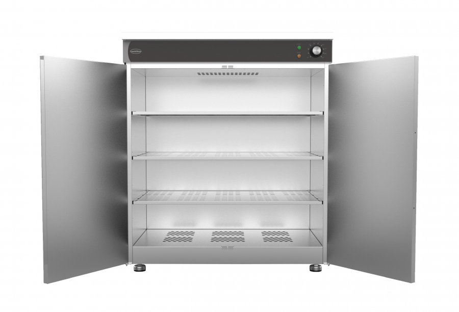 Teller Wärmeschrank 750x485x850 mm Edelstahl
