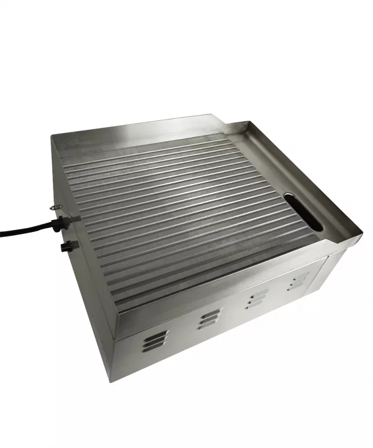 Gerillte Elektro-Grillplatte – Profi-Tischgrill Gerillte Elektro-Grillplatte – Profi-Tischgrill