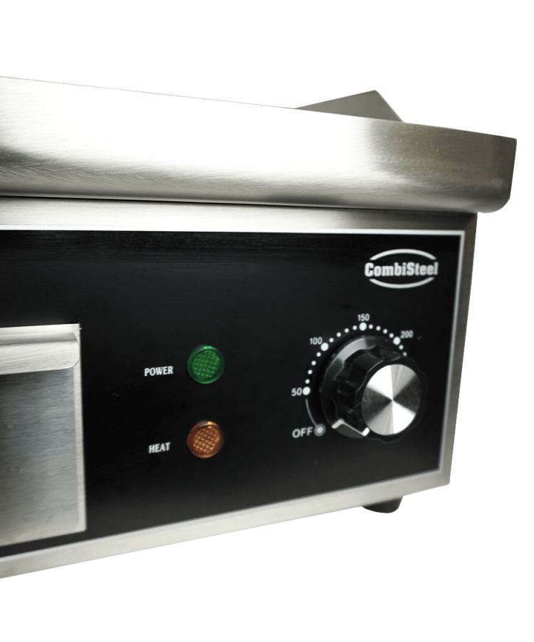 Gerillte Elektro-Grillplatte – Profi-Tischgrill Gerillte Elektro-Grillplatte – Profi-Tischgrill