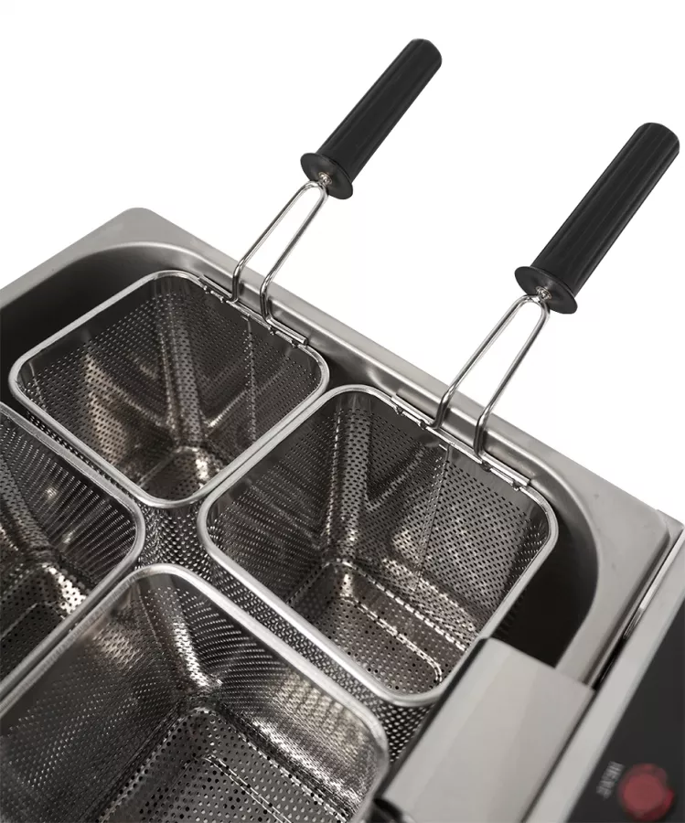 Elektrischer Nudelkocher 8 L – 4 Körbe – Tischgerät Elektrischer Nudelkocher 8 L – 4 Körbe – Tischgerät