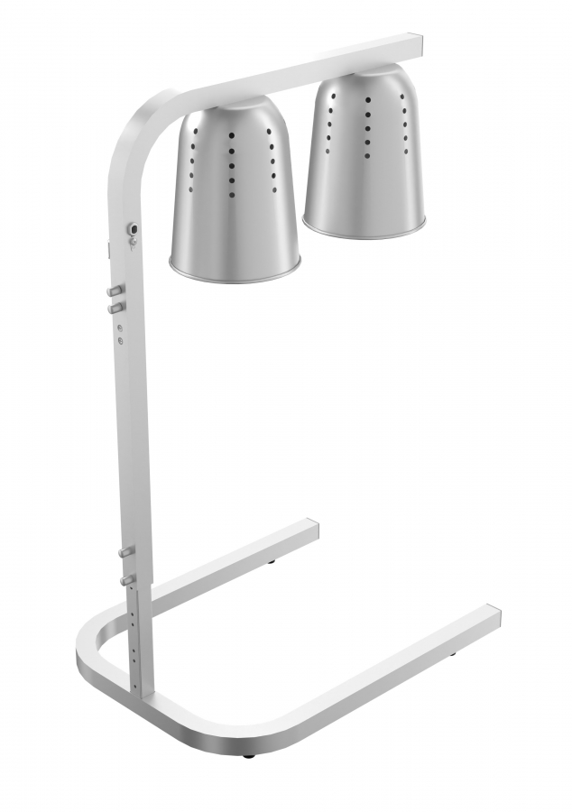 Wärmelampe Silber – Höhenverstellbare Speisewärmelampe