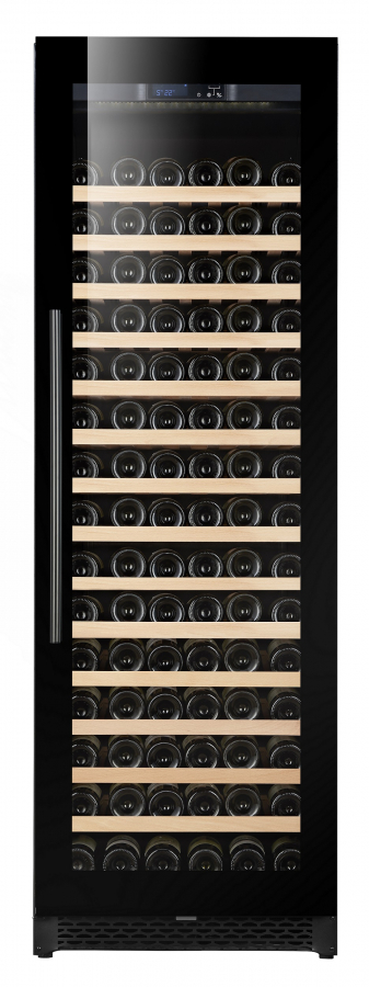 Wijnkoelkast Single Zone Zwart LED 106 flessen 325 liter 595x570x1790 mm