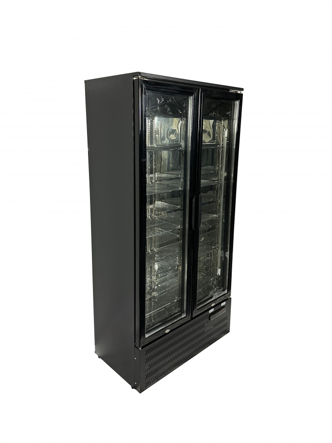 Barkühler Hoch – 458L Premium Kühllösung in Schwarz