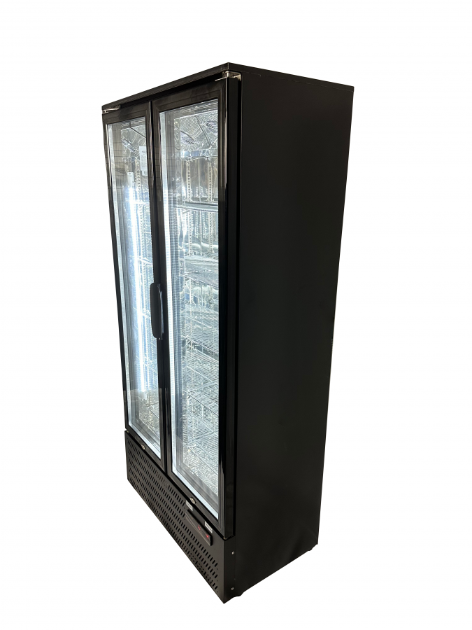 Barkühler Hoch – 458L Premium Kühllösung in Schwarz
