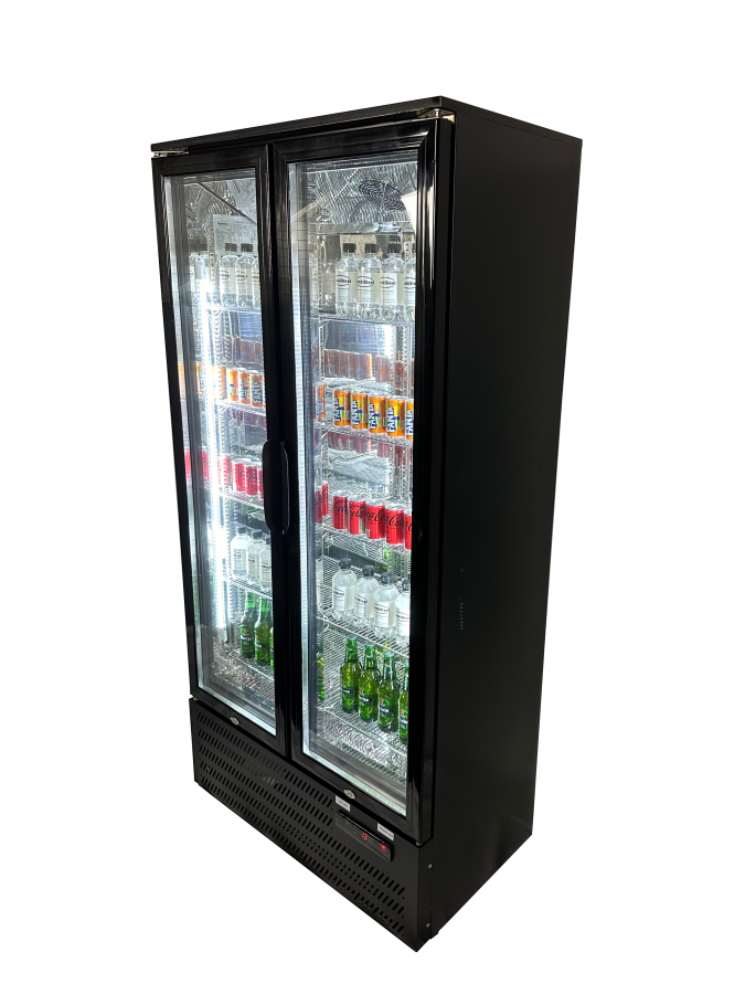 Barkühler Hoch – 458L Premium Kühllösung in Schwarz