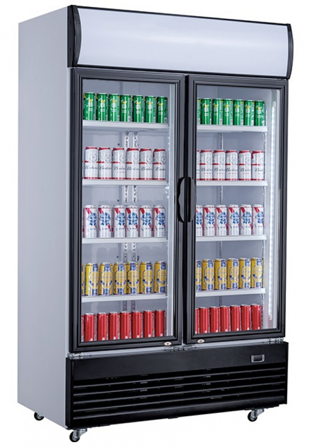 Kühlschrank 2 Glastüren Kühlschrank 2 Glastüren