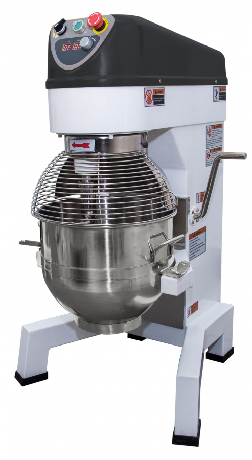 Planetenmischer 30 L – 10 Stufen – 1,5 kW – 230 V – Weiß