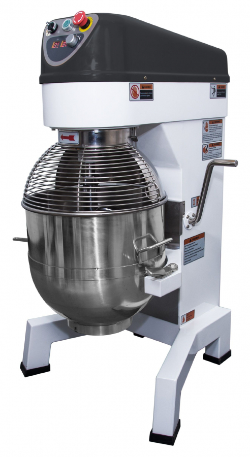 Planetenmischer 40 L – 10 Gänge – 1,5 kW – 230 V – Weiß