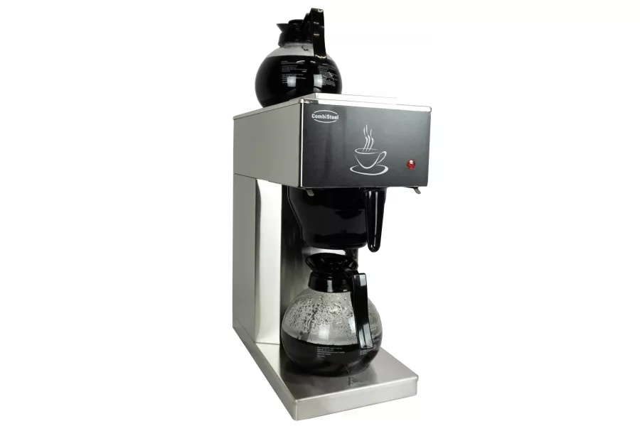 Kaffeemaschine mit 2 Glaskannen 1,8 L – 100 Tassen/Stunde Kaffeemaschine mit 2 Glaskannen 1,8 L – 100 Tassen/Stunde